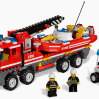 7213 Off-Road Fire Truck & Fireboat Set