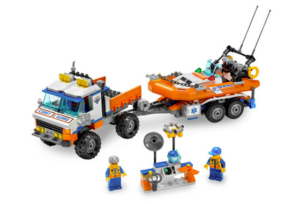 7726 Coast Guard Truck with Speed Boat