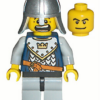 Fantasy Era - Crown Knight Scale Mail with Crown, Helmet with Neck Protector, Dual Sided Head - immagine 2