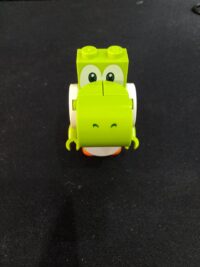 Yoshi - White Tile, Round 1 x 2 Half on Front