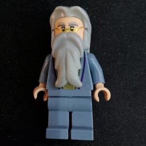 Albus Dumbledore - Sand Blue Outfit with Silver Embroidery