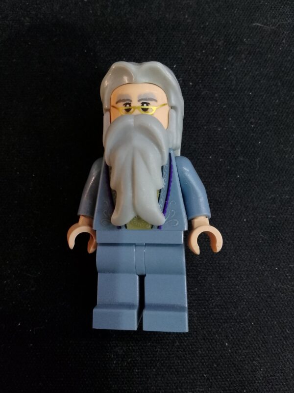 Albus Dumbledore - Sand Blue Outfit with Silver Embroidery