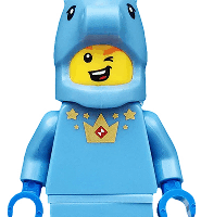 Unicorn Guy, Series 18 (Minifigure Only without Stand and Accessories)