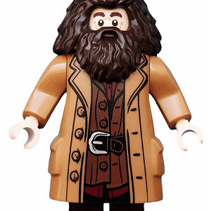 Rubeus Hagrid - Medium Nougat Topcoat with Buttons