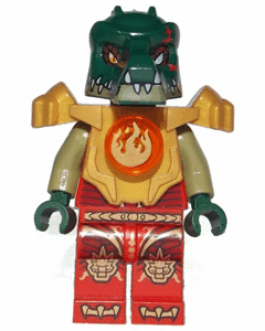 Cragger - Fire Chi, Heavy Armor, Red Torso