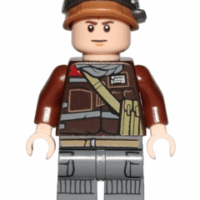 Rebel Trooper - Light Nougat Head, Helmet with Pearl Dark Gray Band (Private Calfor)