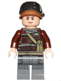 Rebel Trooper - Light Nougat Head, Helmet with Pearl Dark Gray Band (Private Calfor)