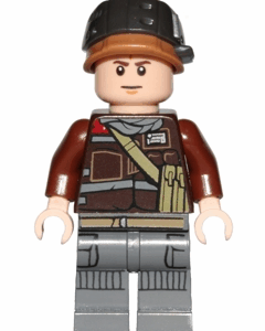 Rebel Trooper - Light Nougat Head, Helmet with Pearl Dark Gray Band (Private Calfor)