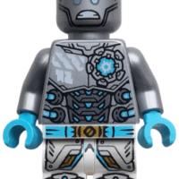 Zane - Dragons Rising, Flat Silver Torso, Angry