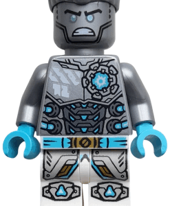 Zane - Dragons Rising, Flat Silver Torso, Angry