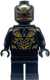 Outrider - Torso with Short Dark Bluish Gray Tips at Neck