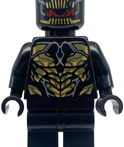 Outrider - Torso with Short Dark Bluish Gray Tips at Neck