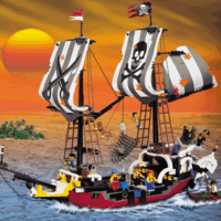 Pirate Battle Ship {Red Beard Runner Reissue}