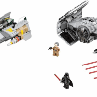 Vader's TIE Advanced vs. A-Wing Starfighter