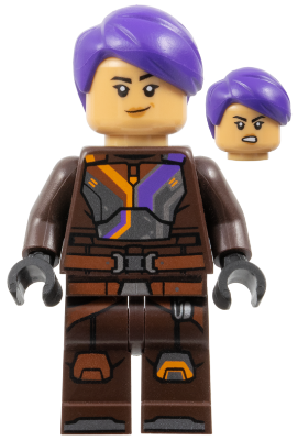 Sabine Wren - Dark Brown Armor, Dark Purple Hair - immagine 2