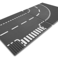T-Junction & Curved Road Plates
