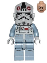 sw0581 - AT-AT Driver - Dark Red Imperial Logo, Grimacing