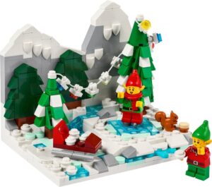 40564 - Winter Elves Scene