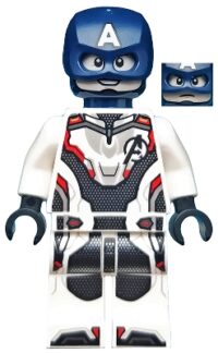 sh0560 - Captain America - White Jumpsuit, Helmet