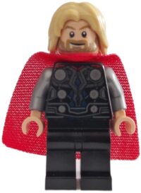 sh0804 - Thor - Spongy Cape with Single Hole, Black Legs, Tan Tousled Hair