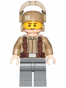 sw0697 - Resistance Trooper - Dark Tan Jacket, Frown, Furrowed Eyebrows